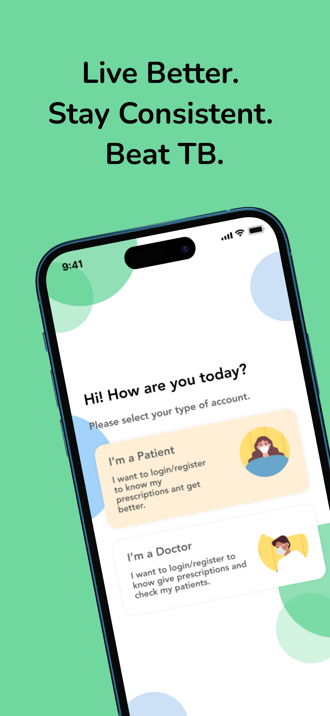 AcceleRx medication tracking app interface