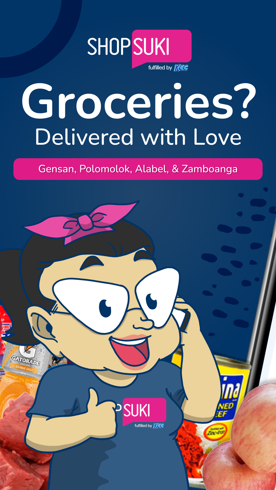 Shop Suki mobile app home screen